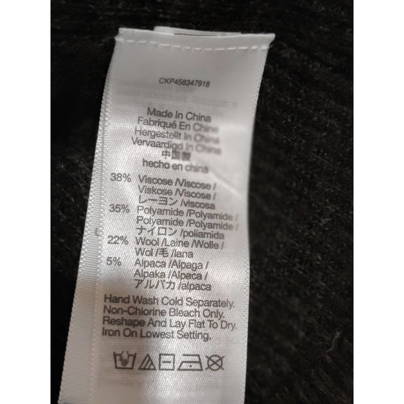 Madewell Alpaca Blend Brown Knit Cardigan Size Small #1320 - Picture 6 of 6